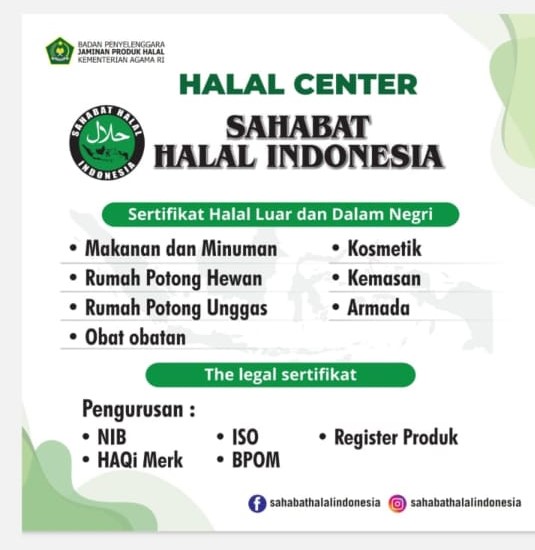 Read more about the article Halal Center Sahabat Halal Indonesia: Solusi Sertifikat Halal Luar dan Dalam Negeri